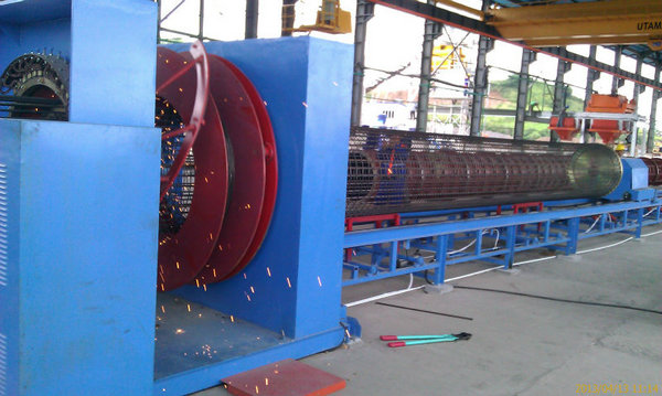 Reinforced  Spun Concrete Pile Cage Welding Machine Factory